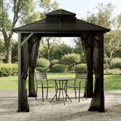 Shefford Gazebo 8x8 ft.–Metal Roof