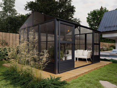 Myrdal Solarium 11x10 ft.–Metal Roof