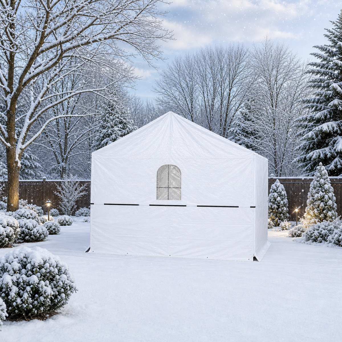 Winter Cover — Barn Style Only 10X10 Ft