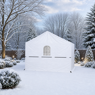 Winter Cover — Barn Style Only 10X10 Ft