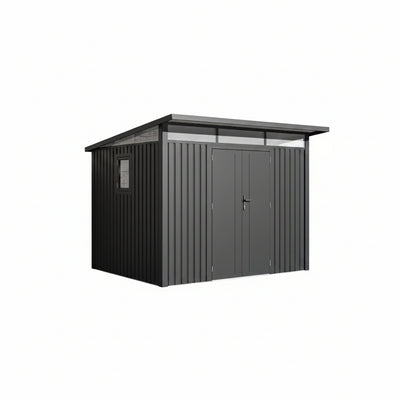 Arvada 9.5x8.2 ft. Metal Sheds-Dark Grey