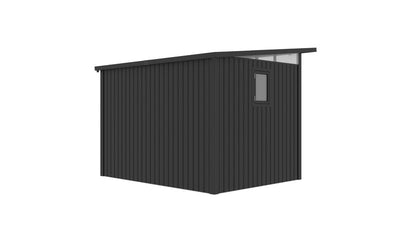 Arvada 9.5x8.2 ft. Metal Sheds-Dark Grey