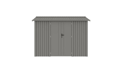 Willow 9.7x7.9 ft. Metal Shed-Slate
