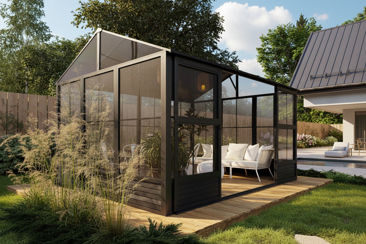 Myrdal Solarium 11x14 ft.–Metal Roof
