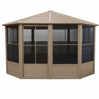 Florence 12x12 ft. Solarium–metal Roof, Gray