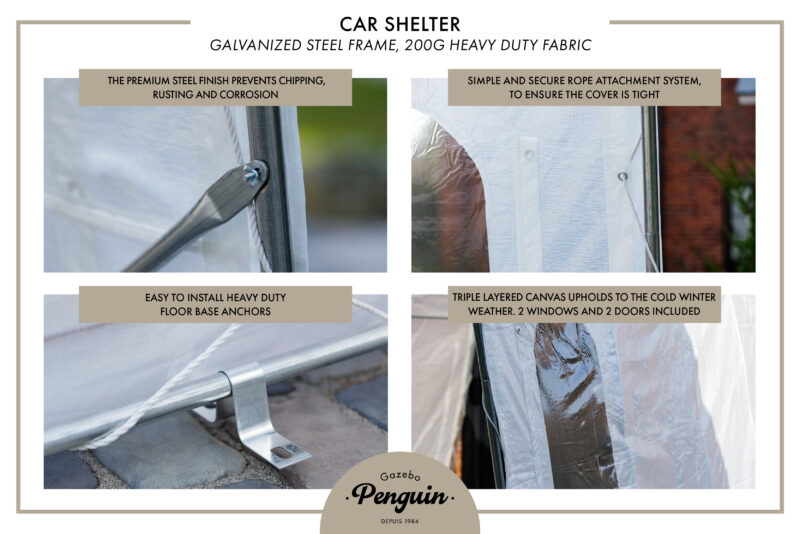 Car Shelter 11′ x 20′