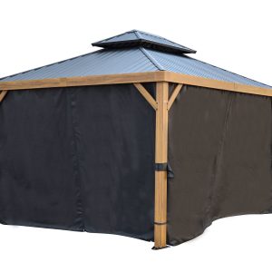 Black Polyester Curtains