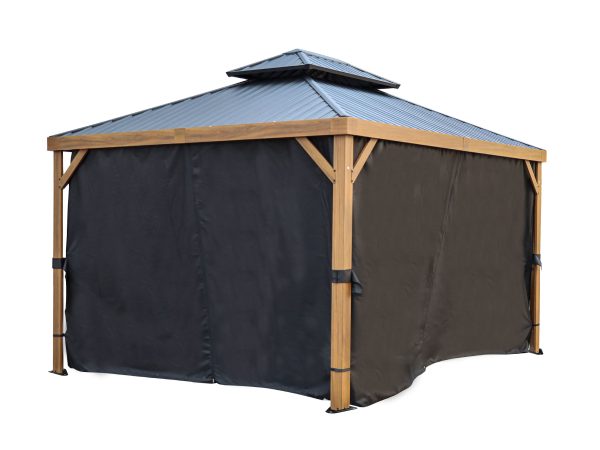 Black Polyester Curtains